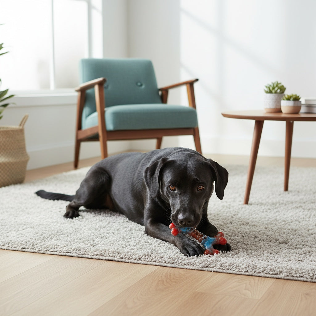 Jouets à mâcher indestructibles pour chiens, mâcheurs agressifs, grande race, jouet de dentition en nylon robuste, durable et solide, anti-ennui, jouet à mâcher interactif, occupe les chiens, rouge, 1 pce, 2 pces, 4 pces