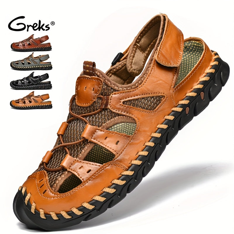 Sandales d'eau fermées pour hommes - Sandales de sport antidérapantes à séchage rapide pour la plage, la marche et les activités de plein air, semelle souple et respirante, disponibles en 4 coloris, tailles US 5 à 12,5