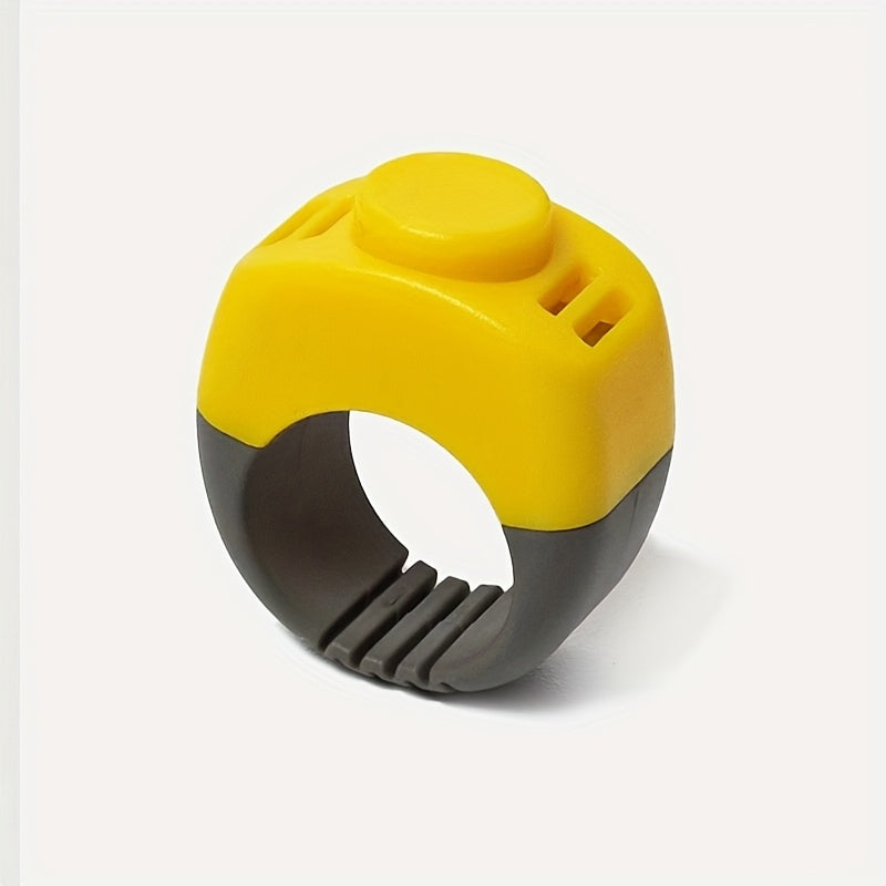 Clicker à bague pour dressage de chien - Clicker de dressage mains libres à porter au doigt pour chiens, chats, oiseaux, chevaux et lapins - Sans pile, taille réglable, couleurs tendance