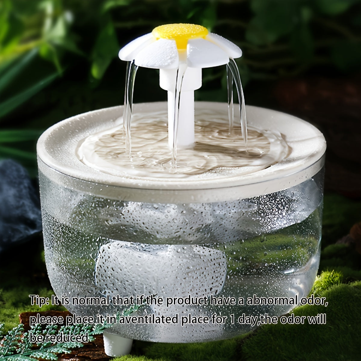 Fontaine à eau pour animaux 1,5 L, silencieuse, alimentée par USB, sans BPA - Fontaine automatique pour chats et petits animaux, facile à nettoyer, sans pile, distributeur d'eau filtrée fraîche en continu