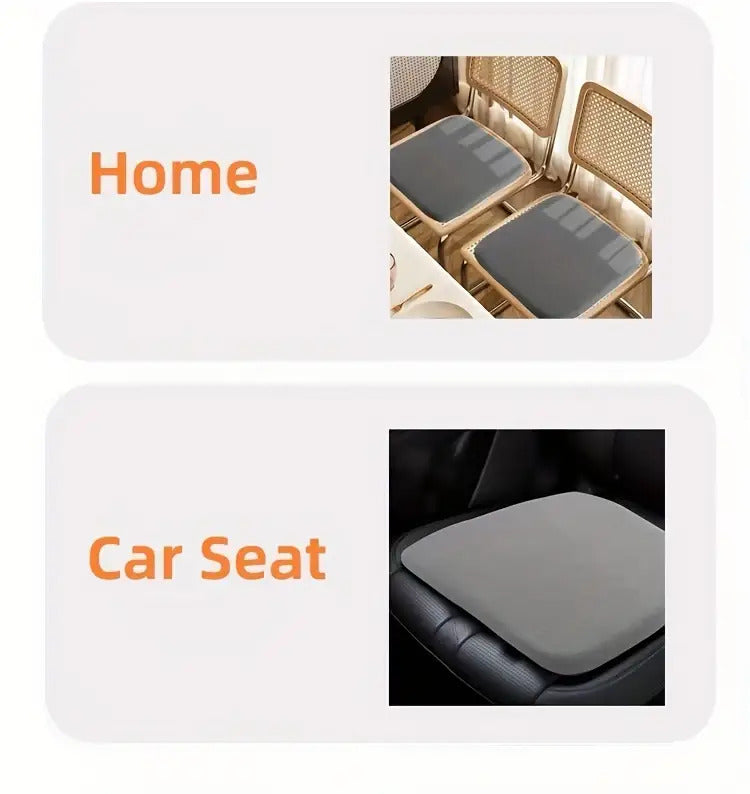 Coussin de siège ergonomique extra large, 39,9 cm, mousse polyuréthane haute densité, base antidérapante, housse lavable et respirante pour chaise de bureau et siège de voiture – Soutien prolongé de l'assise