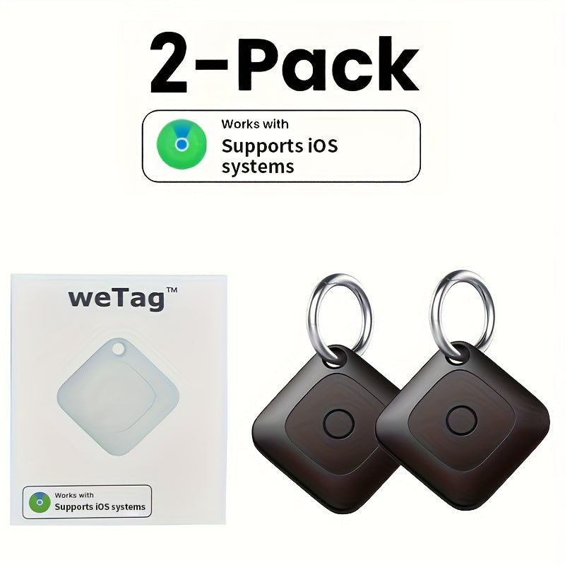 Traceur d'objets intelligent Bluetooth WeTag, mini localisateur GPS 1,43" pour clés, portefeuille, bagages, voiture, sacs – Alarme à haut décibel, contrôle par application – Pack de 1/2/4/8 – Cadeau pour voyageurs