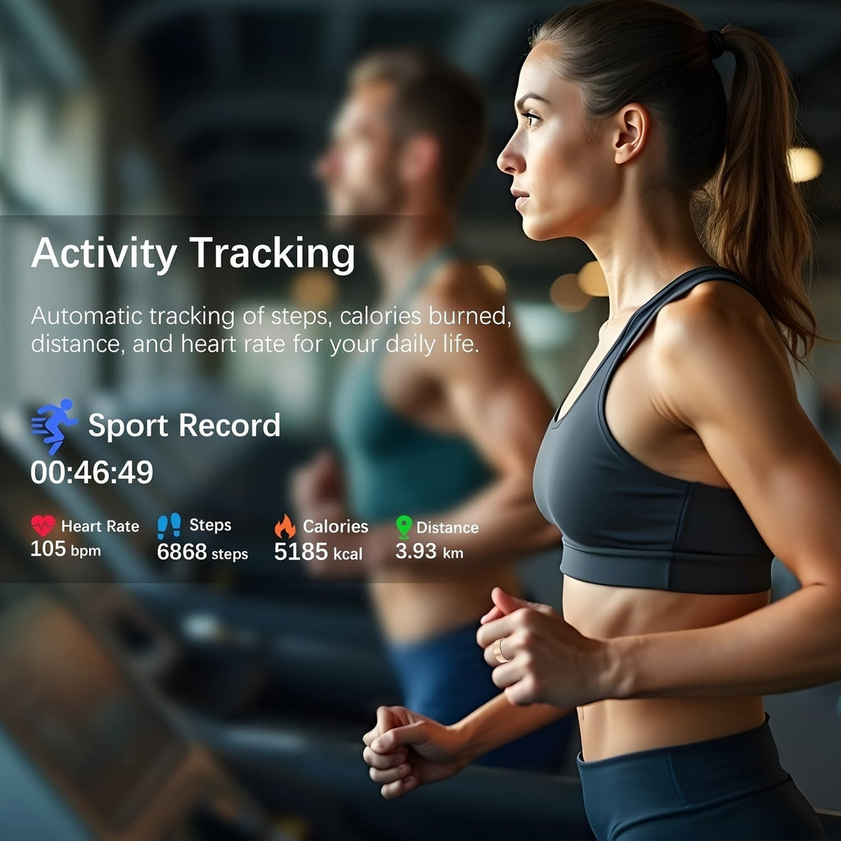 Bague connectée pour femmes et hommes – Tracker de fitness étanche IP68 avec suivi du sommeil, fréquence cardiaque, VRC, température corporelle, stress et podomètre, bague de santé pour iPhone et Android, tailles 7 à 13, noir, or rose, argent
