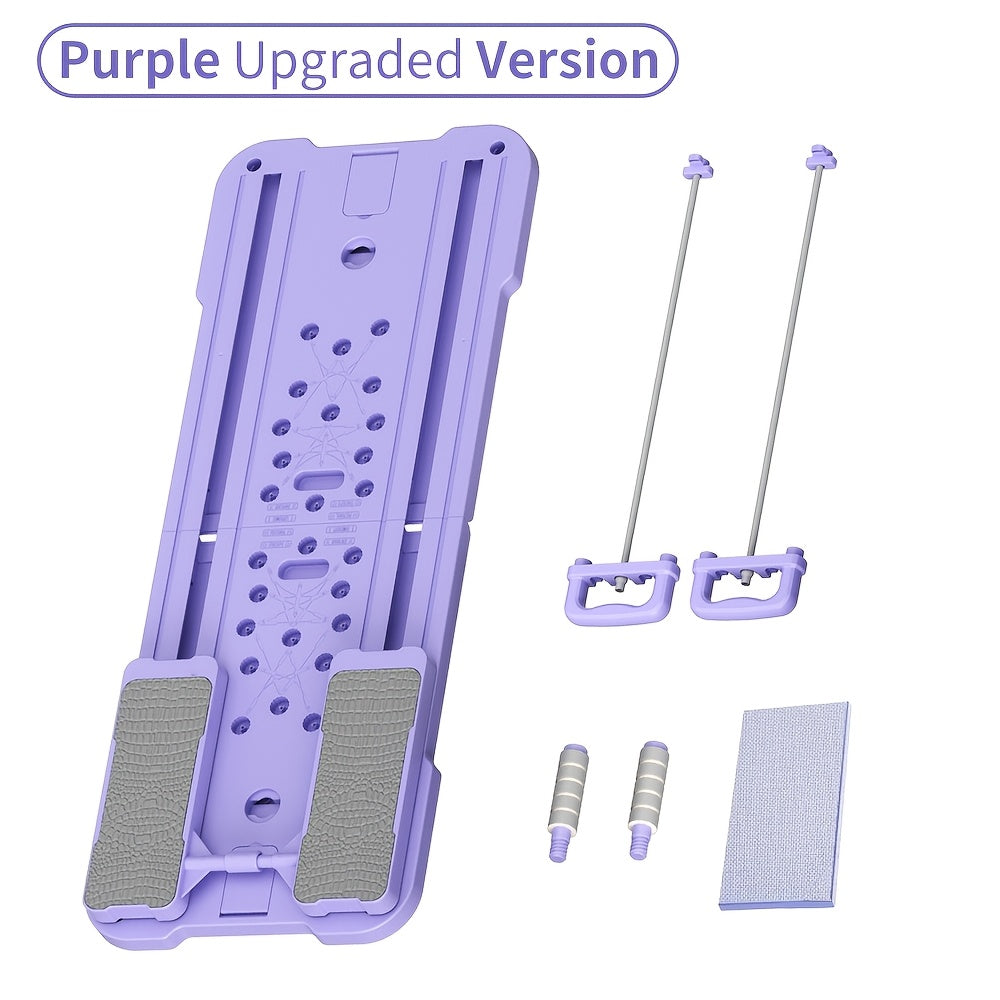 Planche de Pilates Reformer portable 9-en-1 pour salle de sport à domicile – Appareil multifonction pour abdominaux et pompes, entraîneur complet du corps, équipement de renforcement musculaire, cadeau idéal pour elle et lui
