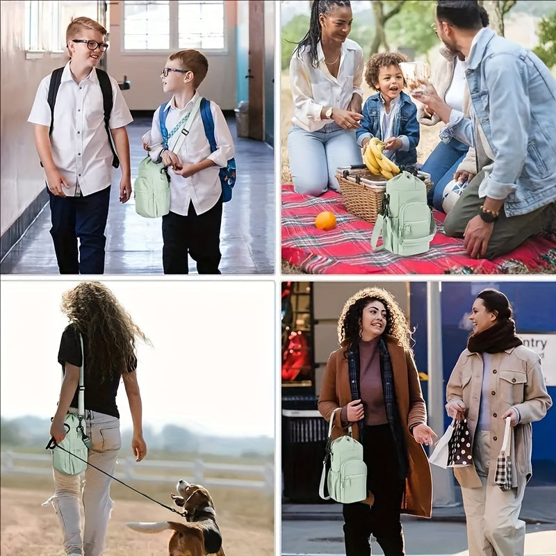 Sac à bandoulière croisé – Sac de jour monobretelle, sacoche pour téléphone légère et multifonction avec sangle réglable, tissu résistant, pour sports en plein air, randonnée, voyage, fitness, usage quotidien – Hommes et femmes