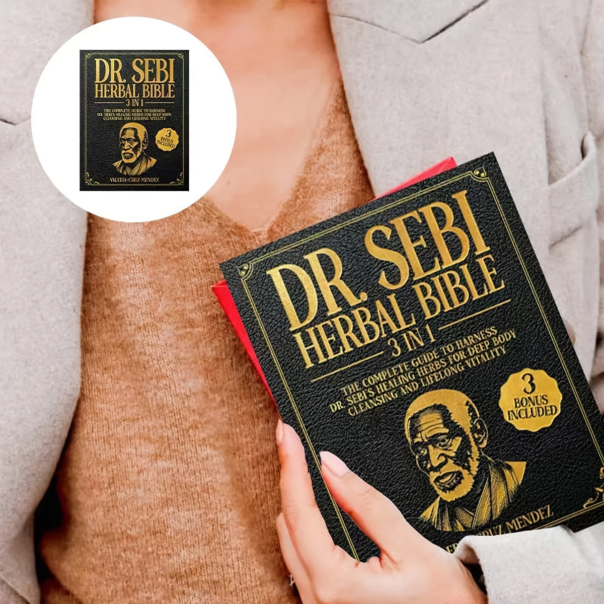 Bible des plantes médicinales du Dr Sebi 3-en-1 - Guide complet des herbes curatives, nettoyage naturel du corps et santé alcaline pour un bien-être physique durable, livre broché
