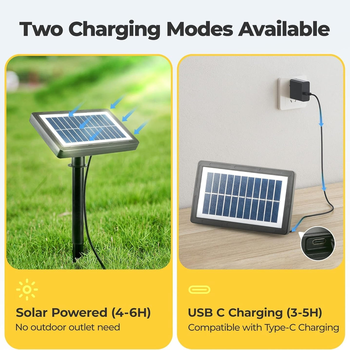 Guirlande lumineuse LED solaire étanche pour extérieur 15 m & 30 m – Ampoules ST38 incassables et intensité réglable, chargement USB-C & solaire, 4 modes, pour terrasse, jardin, piscine, mariage, camping et décoration de Noël