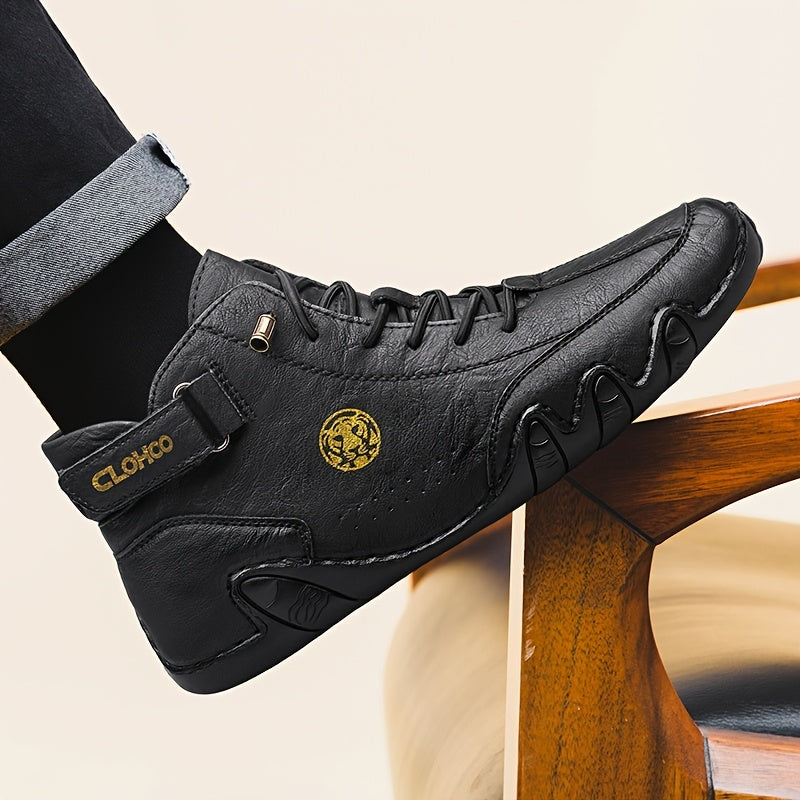 Baskets montantes pour hommes, chaussures décontractées respirantes à lacets, semelle en caoutchouc souple antidérapante, chaussures de marche en extérieur pour hommes, US 7-12, couleurs multiples