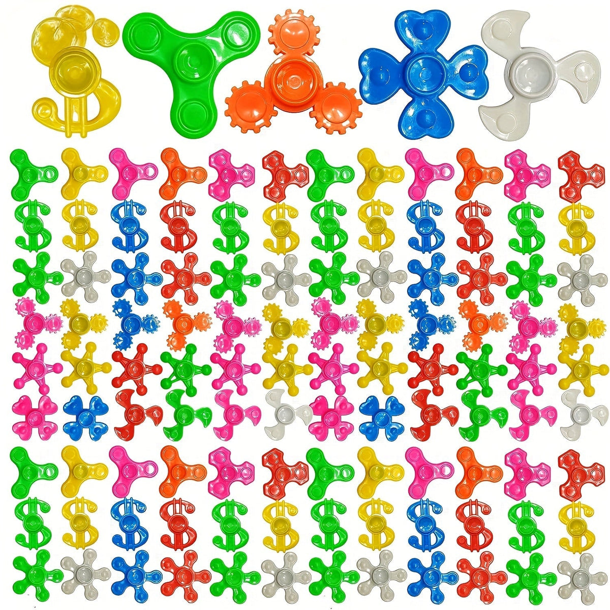 Lot de 30 mini fidget spinners, cadeaux d'invités en vrac, jouets rotatifs multicolores pour enfants, récompenses de classe, remplissage de sacs surprises, cadeaux d'anniversaire, d'Halloween et de Noël