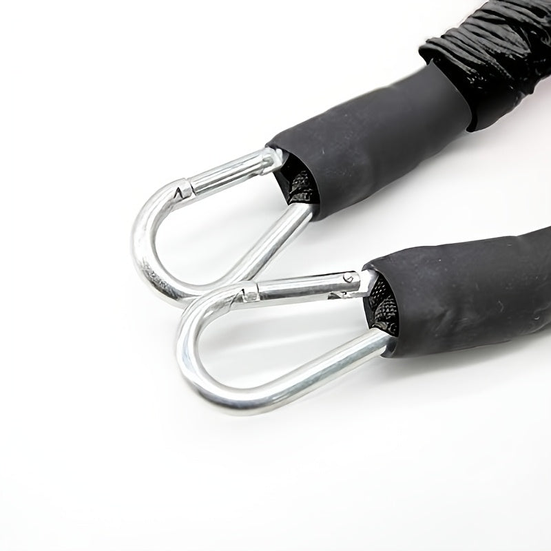 Ensemble de bandes de résistance pour boxe 12 pièces 150lb | Sangles d'entraînement MMA robustes | Entraîneur de force pour jambes et bras pour boxe, taekwondo et kickboxing à domicile | Entraînement complet du corps | Noir & Rouge