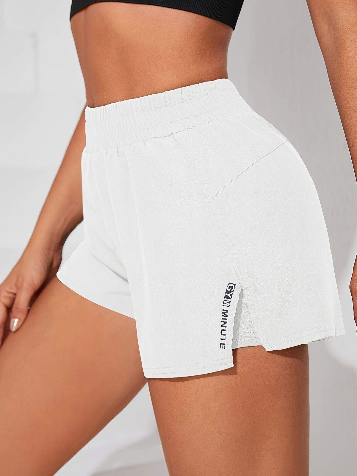 Short de yoga pour femme avec poche – Short de sport décontracté, extensible et opaque pour l'entraînement, la gym, la course à pied, printemps, été, automne