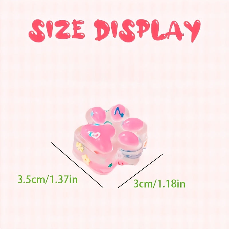 Mini jouets squishy en forme de patte de chat, lot de 10/20/30 - Squishies anti-stress doux pour enfants, cadeaux d'anniversaire, garnitures d'œufs de Pâques, cadeaux de Noël et d'Halloween, couleurs assorties aléatoires