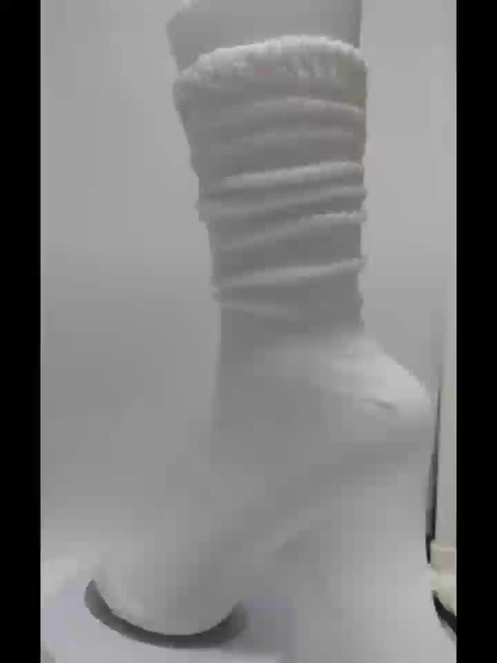 Chaussettes montantes pour femme, lot de 14 paires – Chaussettes douces, épaisses et souples, couleurs unies assorties, chaussettes de sport et de loisirs confortables en toute saison, lavables en machine, coffret cadeau pour Noël et Halloween