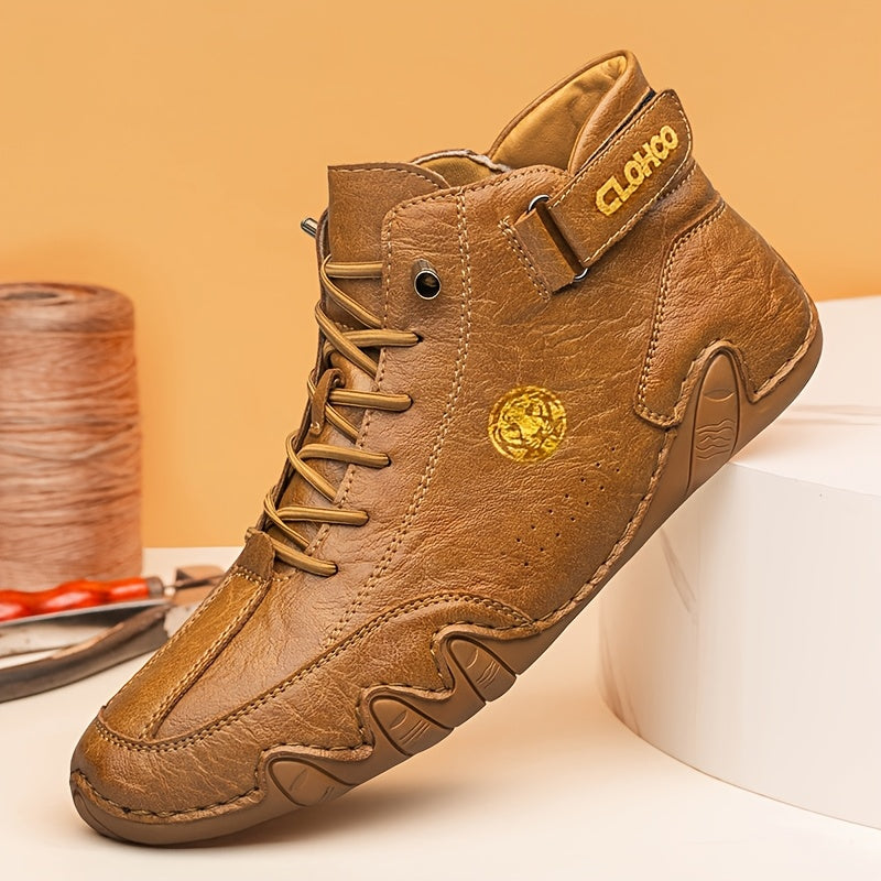 Baskets montantes pour hommes, chaussures décontractées respirantes à lacets, semelle en caoutchouc souple antidérapante, chaussures de marche en extérieur pour hommes, US 7-12, couleurs multiples