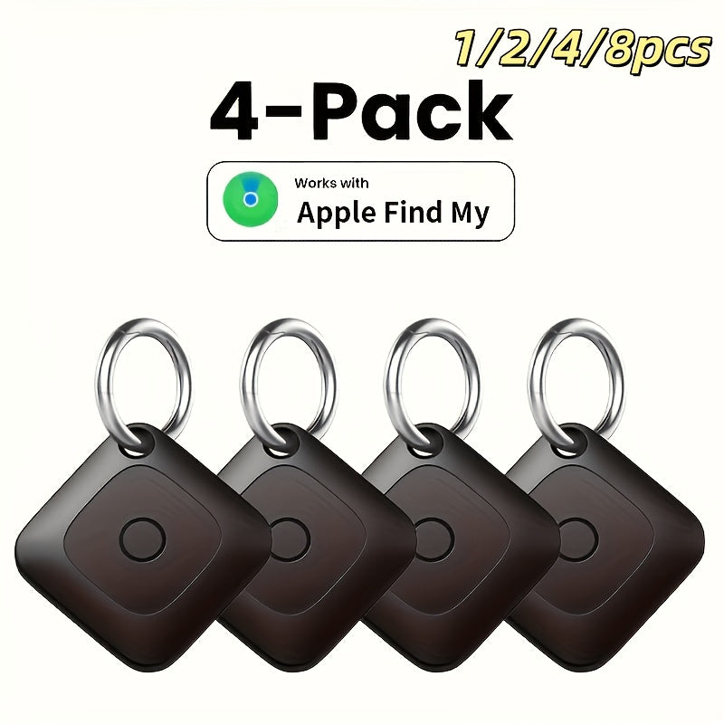 Traceur d'objets intelligent Bluetooth WeTag, mini localisateur GPS 1,43" pour clés, portefeuille, bagages, voiture, sacs – Alarme à haut décibel, contrôle par application – Pack de 1/2/4/8 – Cadeau pour voyageurs