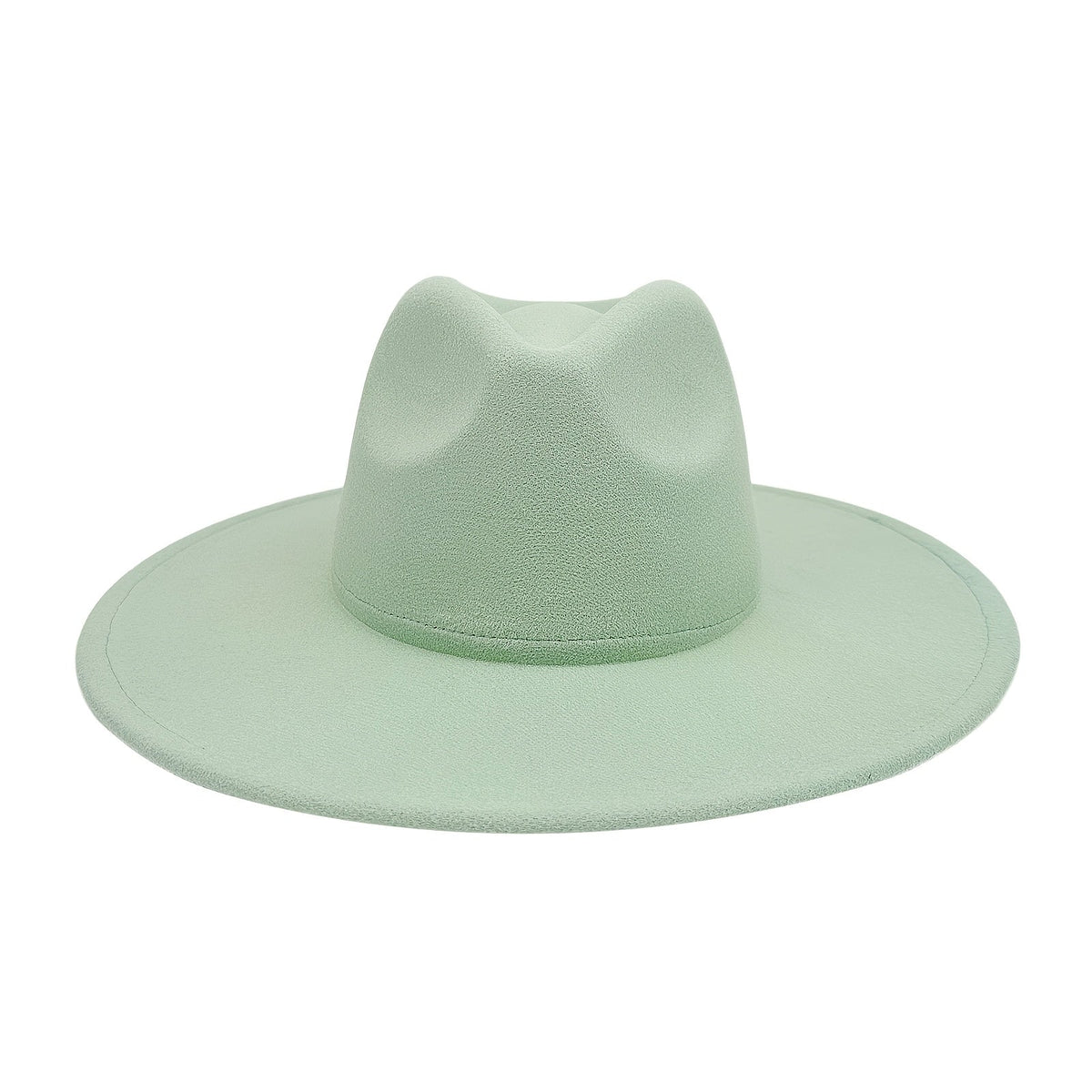 Chapeau de cow-boy à larges bords pour hommes et femmes – Fedora en feutre style western, chapeau style Panama Trilby jazz classique, chapeau de soleil pour festivals en plein air, voyages et tenue décontractée au quotidien