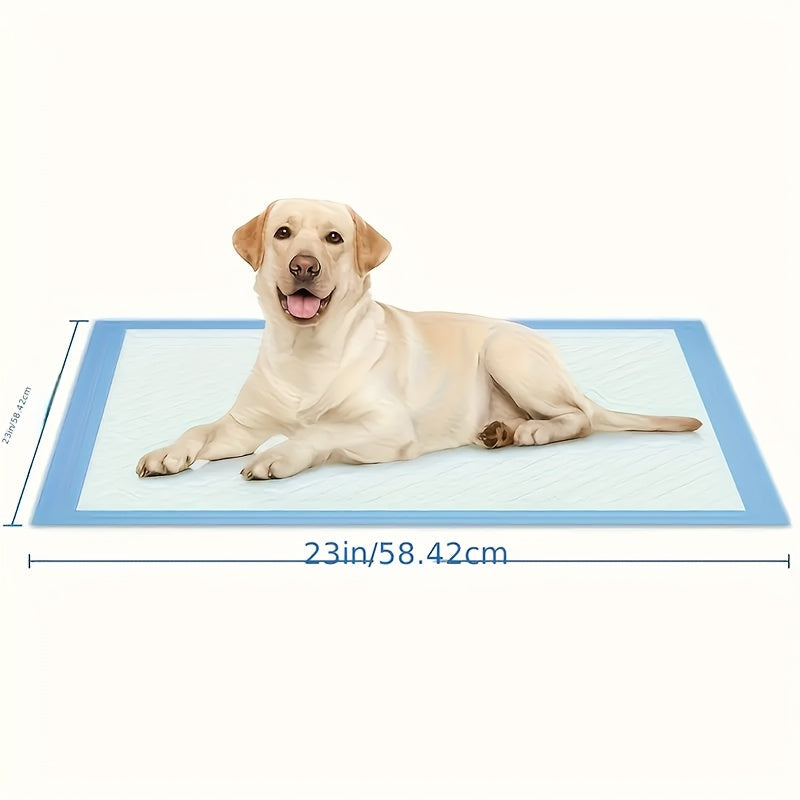 Alèses ultra-absorbantes pour animaux 60 x 60 cm – Lot en gros de 50 à 400 unités, protections jetables anti-fuites pour chiens, chiots, chats et lapins, contrôle des odeurs, pack économique