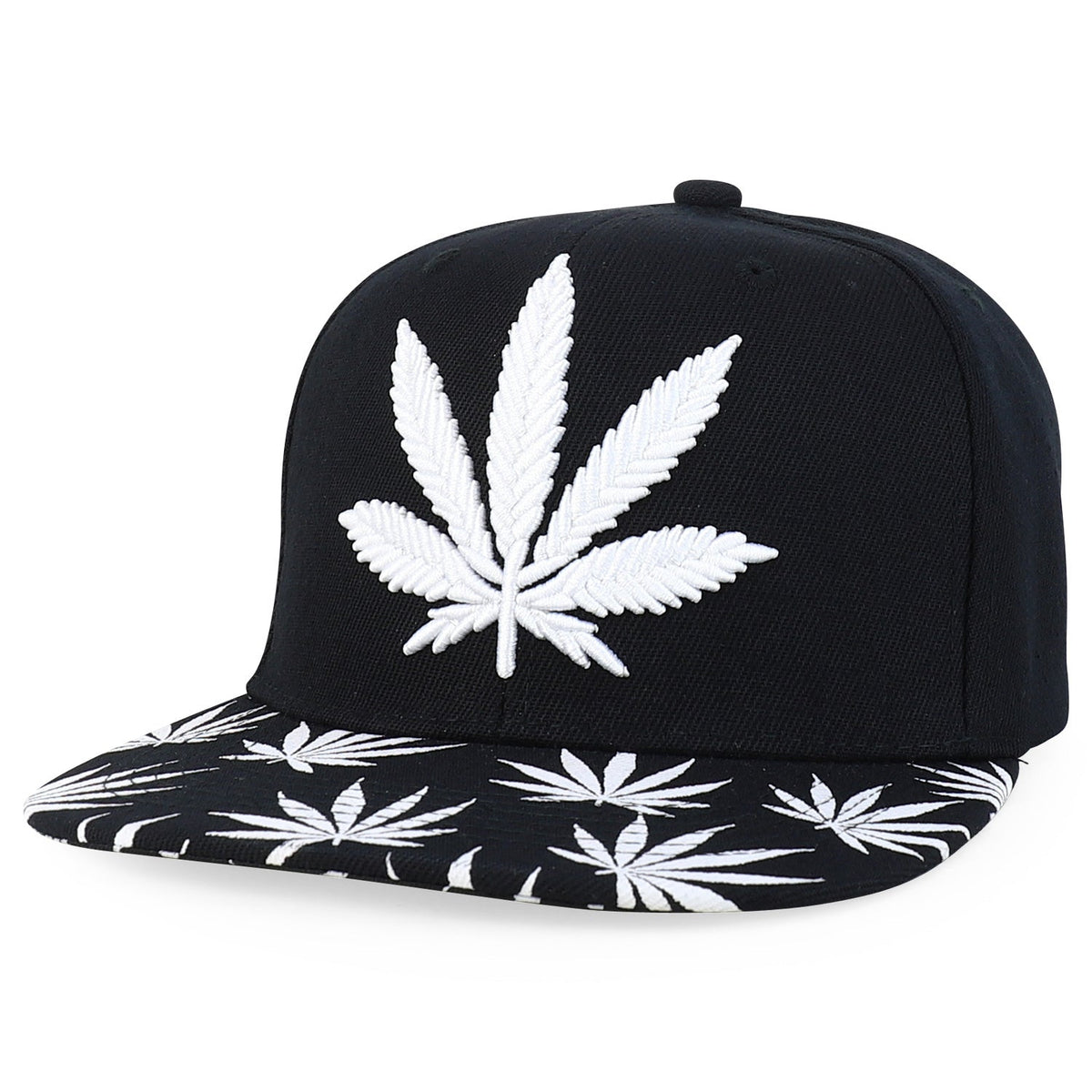 Rasta MJ Leaf 3D Embroidered Flat Bill Snapback Cap – Hip Hop Reggae Hat, Adjustable Snapback, One Size Fits Most, Unisex Streetwear Baseball Cap
