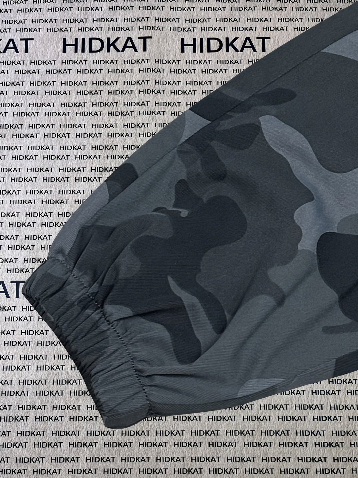 Pantalon cargo camouflage pour femme – Pantalon long décontracté pour la randonnée et le plein air, léger et respirant, multipoches, taille élastique, XS-XXL, camouflage