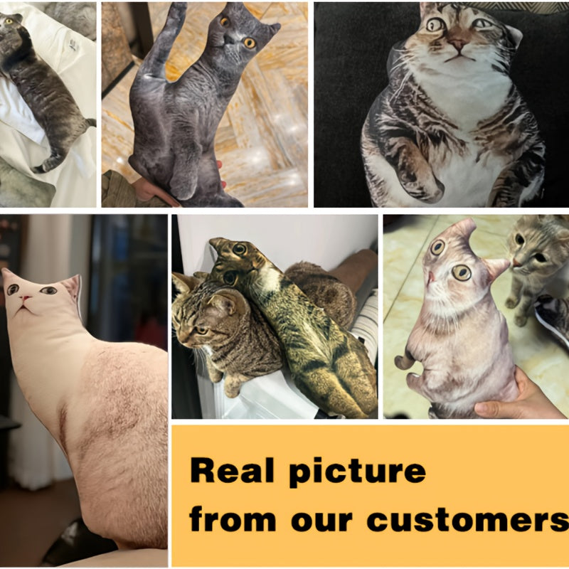 Coussin commémoratif personnalisé pour animal de compagnie avec photo - Coussin souvenir en forme de chat ou de chien avec rembourrage, cadeau de sympathie pour la perte d'un animal, cadeau funéraire unique en souvenir d'un animal pour elle