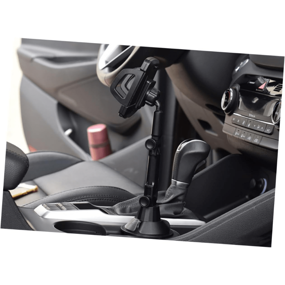 Support téléphone pour porte-gobelet de voiture, support universel réglable pour téléphone portable, socle avec rotation à 360°, compatible avec iPhone, Samsung et tous les smartphones