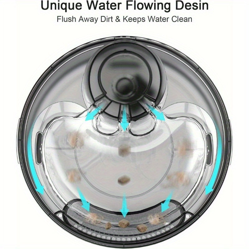 Fontaine à eau automatique pour chien, distributeur d'eau pour animaux de compagnie grande capacité de 4,9 litres avec protection anti-éclaboussures, kit de nettoyage et USB basse tension pour chiens, chats et foyers multi-animaux