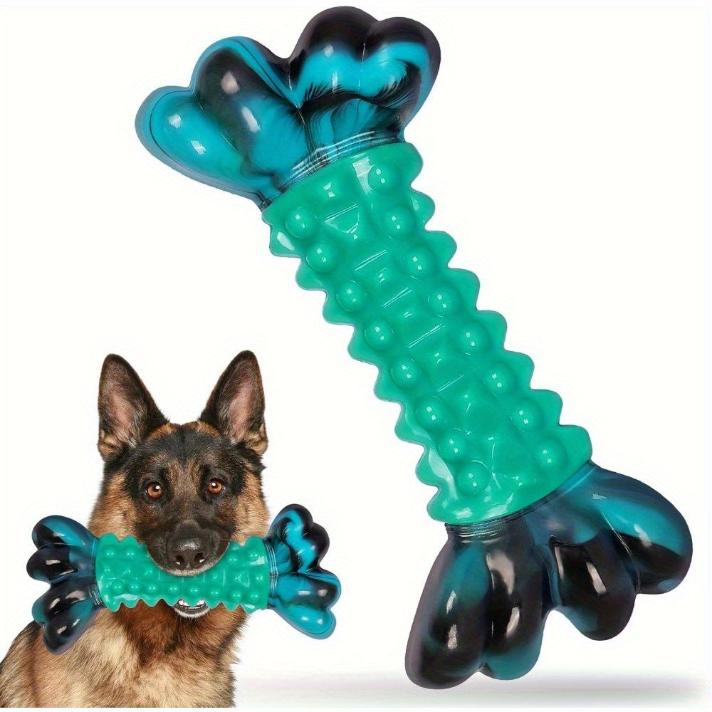 Os à mâcher en nylon pour chiens destructeurs – Jouet solide et durable pour chiens de races moyennes et grandes, os indestructible longue durée pour mâcheurs puissants, nettoyage des dents, disponible en lot de 1 ou 2 pièces