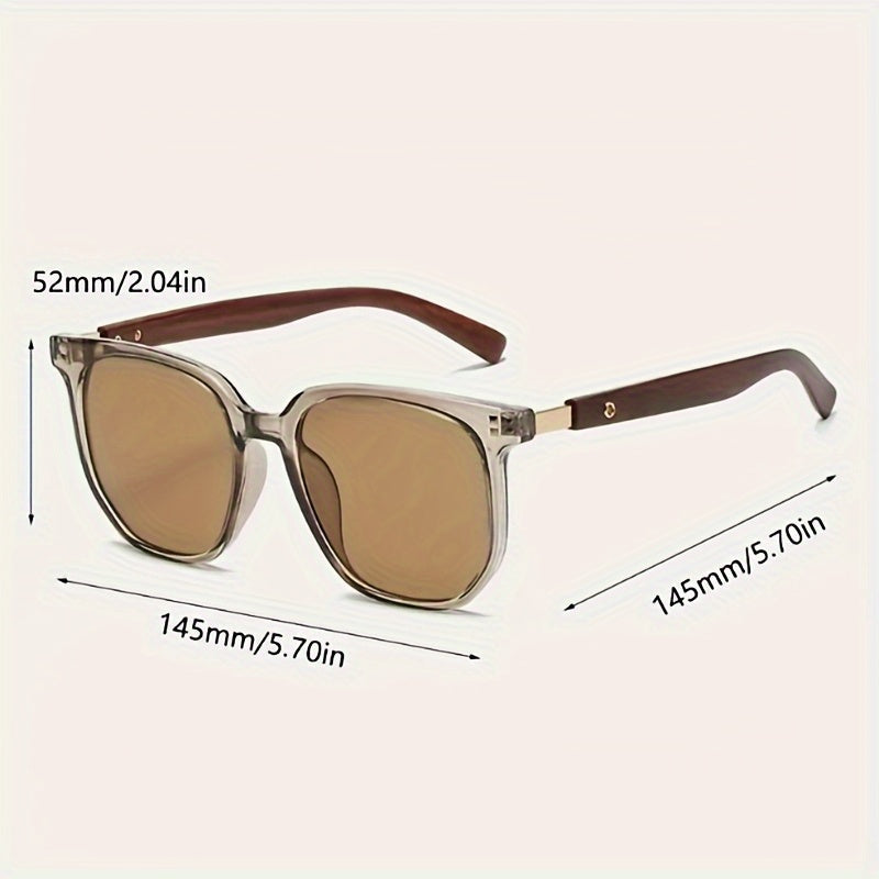 Lunettes de soleil unisexes vintage avec détails à clous, verres polarisés TR UV400 - Lunettes rétro style urbain pour hommes et femmes, idéales pour la conduite, les voyages et le quotidien, monture TR légère