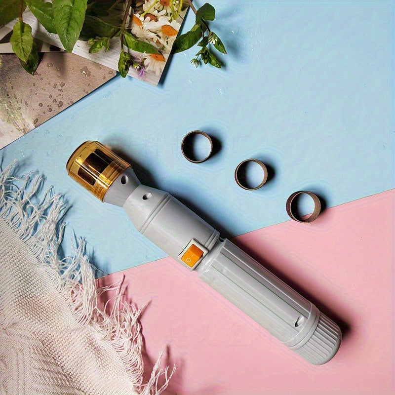 Lime à griffes pour chiens et chats – Ponceuse électrique silencieuse avec 3 embouts, outil de soin et de polissage indolore, rechargeable par USB pour toutes les races