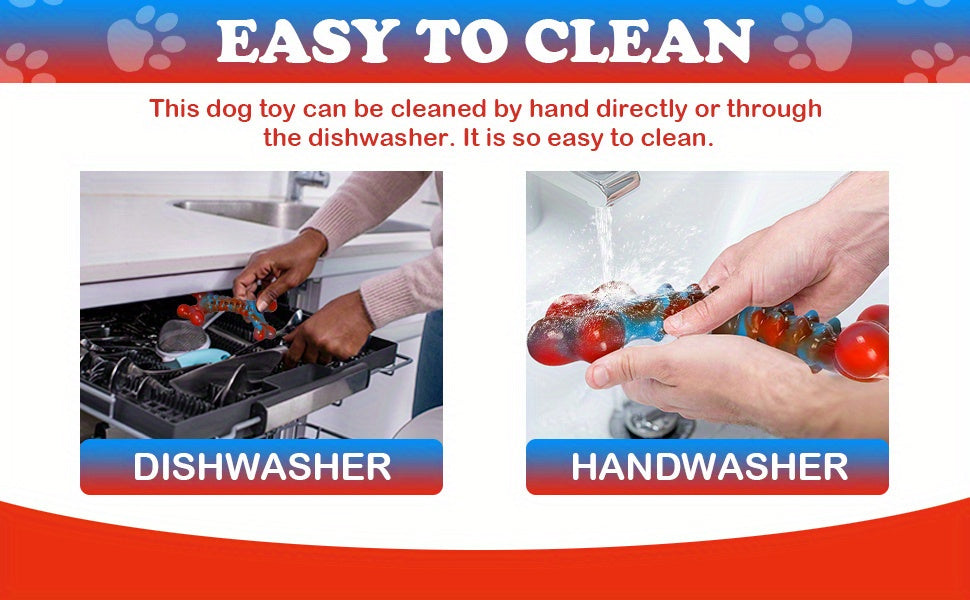 Jouets à mâcher indestructibles pour chiens, mâcheurs agressifs, grande race, jouet de dentition en nylon robuste, durable et solide, anti-ennui, jouet à mâcher interactif, occupe les chiens, rouge, 1 pce, 2 pces, 4 pces