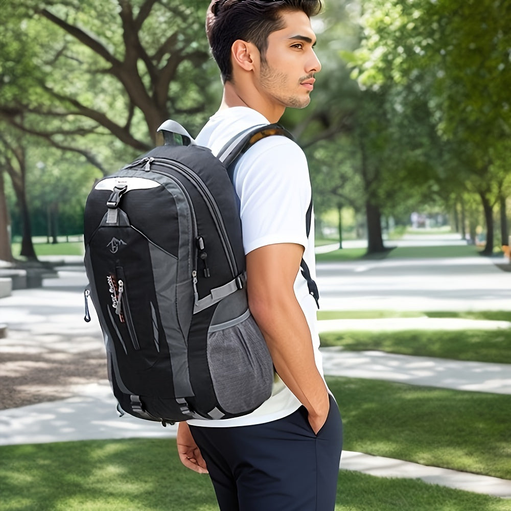 Sac à dos de randonnée 25,8 L pour hommes, femmes et enfants – Sac à dos de voyage léger pour l'extérieur avec réglage du torse, poches zippées et grande capacité pour le camping, l'alpinisme et les excursions.