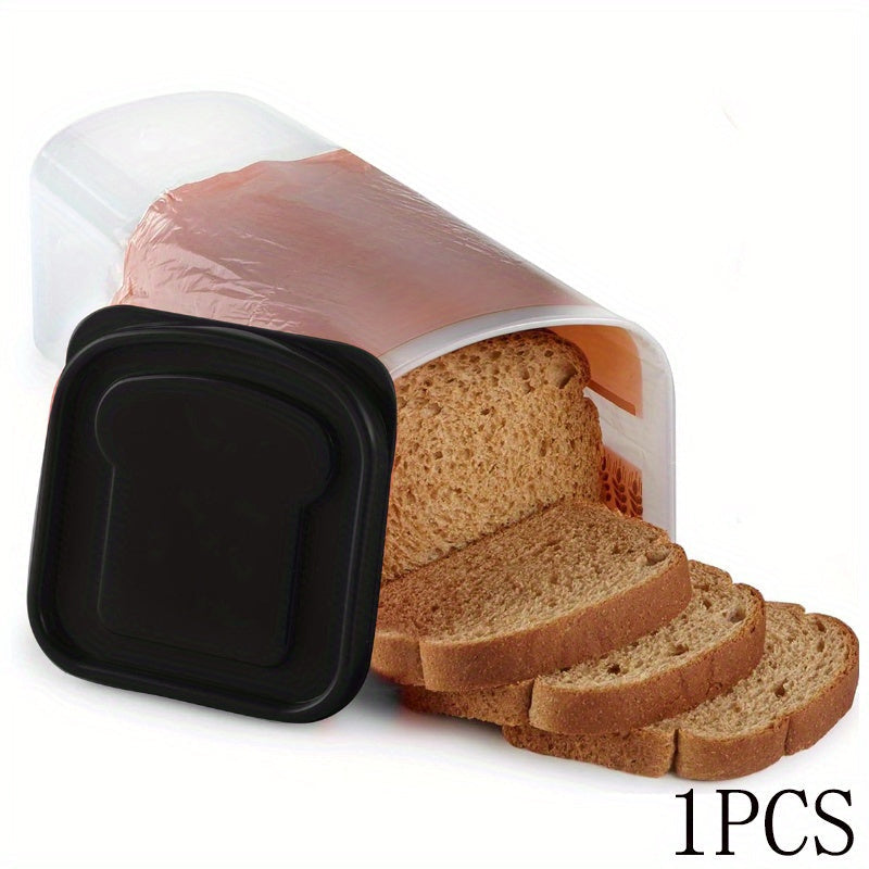 Récipient de conservation pour pain avec couvercle hermétique, boîte à pain empilable et réutilisable pour toasts et miches, organisateur de cuisine portable pour pain, idéal pour la maison et le camping