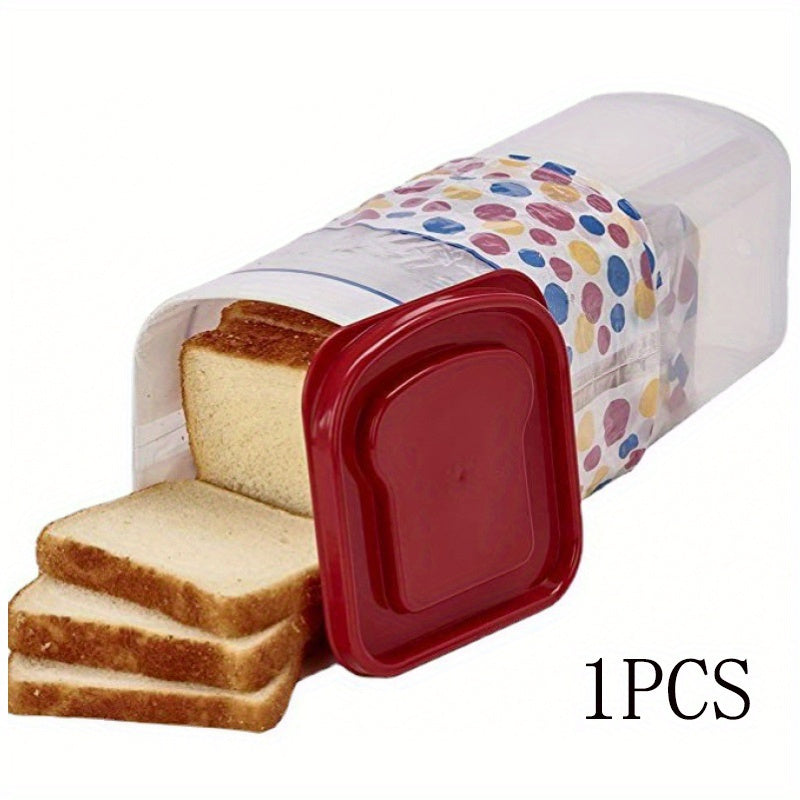 Récipient de conservation pour pain avec couvercle hermétique, boîte à pain empilable et réutilisable pour toasts et miches, organisateur de cuisine portable pour pain, idéal pour la maison et le camping