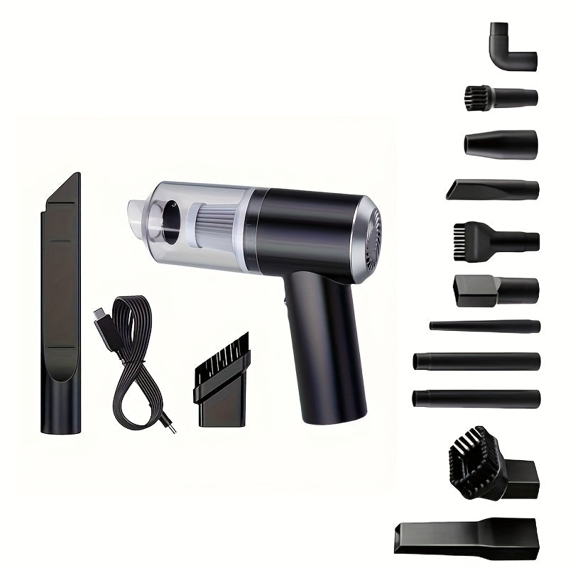 Mini aspirateur sans fil 4 kPa, batterie 30 heures – Aspirateur portable rechargeable par USB avec fonction souffleur et aspiration pour clavier, ordinateur, intérieur de voiture et nettoyage de la maison, cadeau pour la Saint-Valentin et le Nouvel An