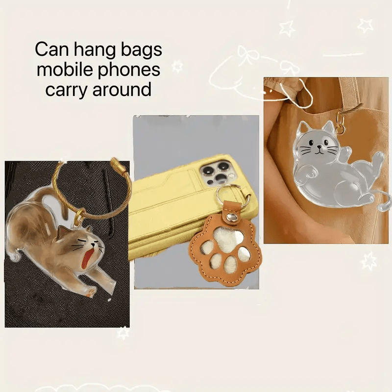 Lot de 3 breloques souvenir pour poils d'animaux – Pendentifs de conservation de fourrure pour sacs, porte-clés et téléphones, accessoires commémoratifs pour honorer votre chat ou chien bien-aimé, cadeau de sympathie unique pour la perte d'un animal