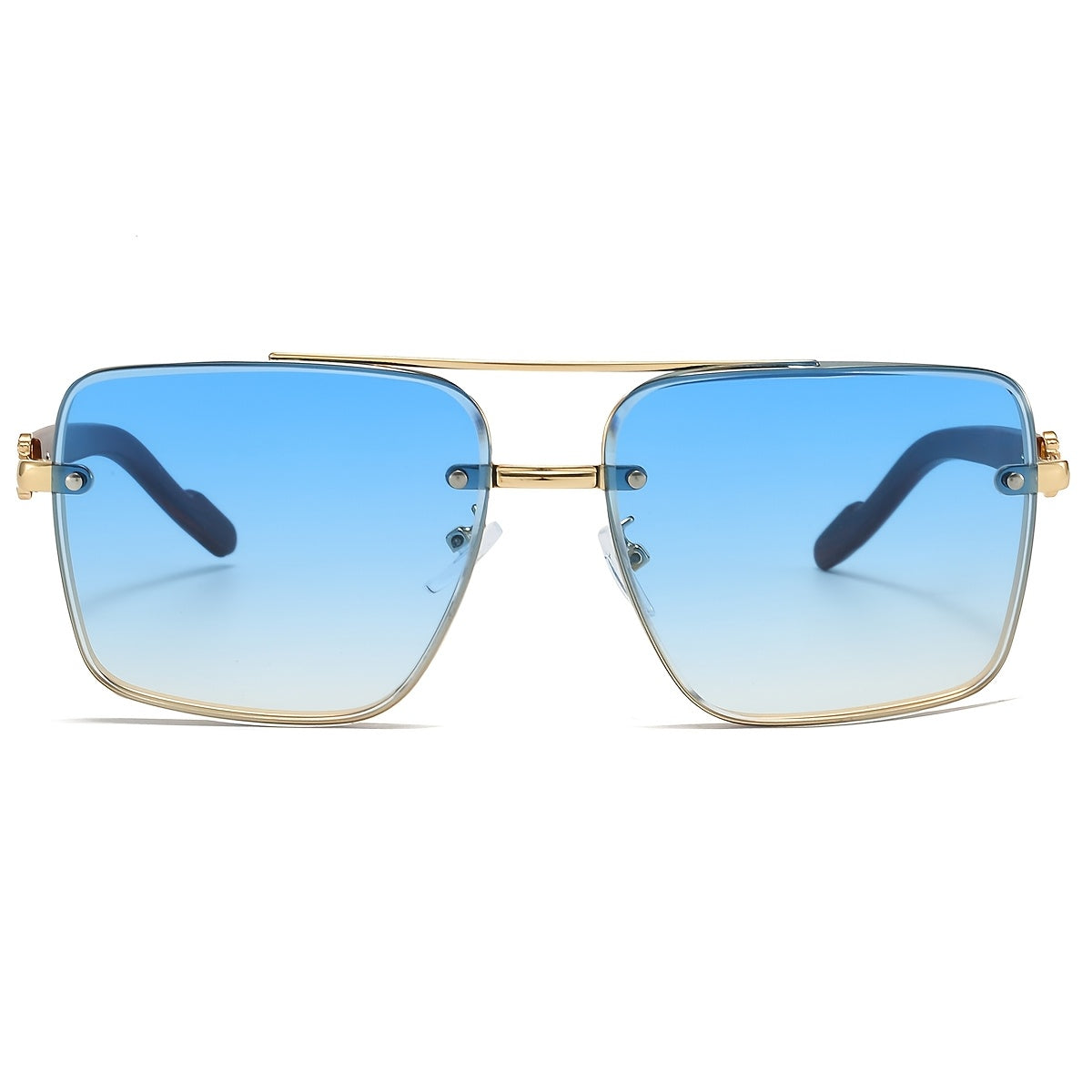 Lunettes de soleil rétro carrées effet bois pour hommes et femmes – Verres dégradés AC anti-UV400, monture légère en polycarbonate, 7 coloris au choix, lunettes de style urbain vintage pour la conduite, les voyages et le quotidien