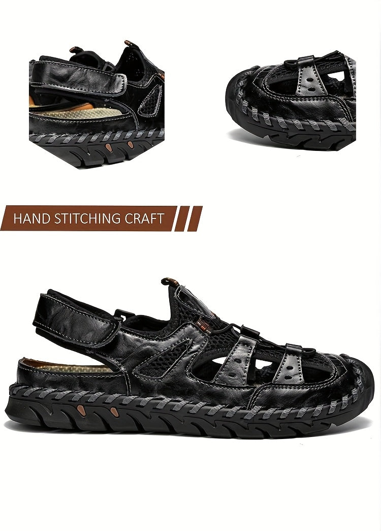 Sandales d'eau fermées pour hommes - Sandales de sport antidérapantes à séchage rapide pour la plage, la marche et les activités de plein air, semelle souple et respirante, disponibles en 4 coloris, tailles US 5 à 12,5