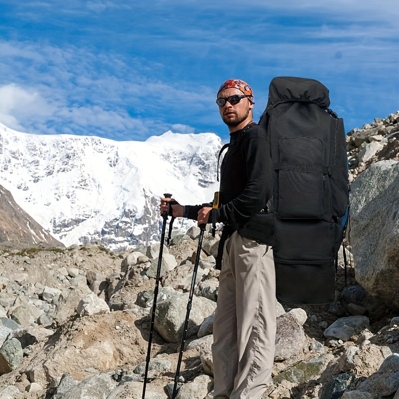 Sac à dos de randonnée grande capacité 26-42 L extensible - Sac pour camping, alpinisme, homme et femme, sac de jour léger pour les loisirs et l'aventure
