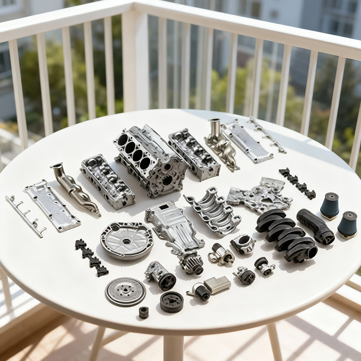 Kit de modèle de moteur V8 pour adultes, assemblage imprimé en 3D, moteur miniature réaliste à l'échelle, projet STEM, modèle d'exposition, cadeau pour passionnés de voitures et ingénieurs