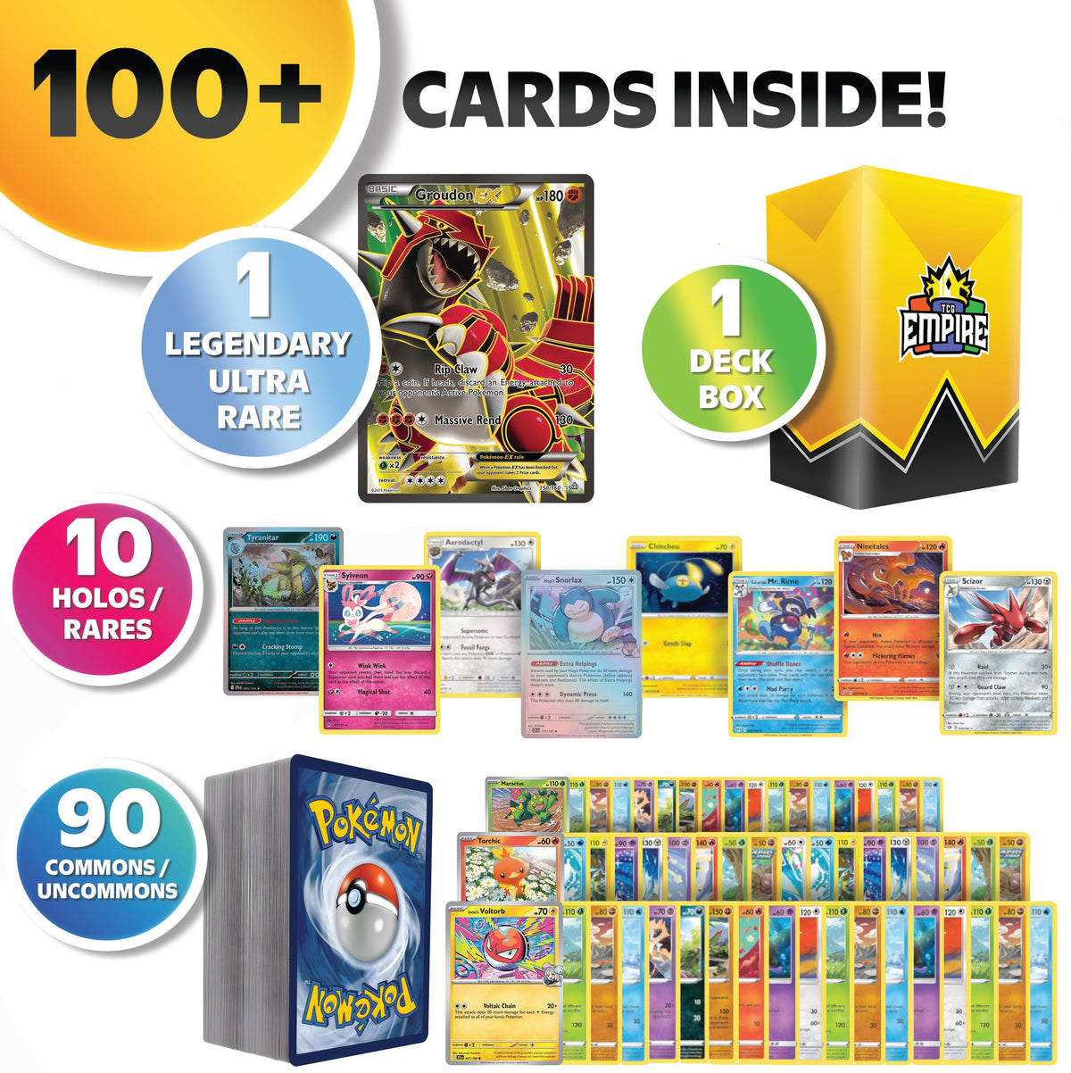 Lot de combat Ultra Rare Pokémon Légendaires et Fabuleux – 100+ cartes JCC authentiques – 1 carte Ultra Rare Légendaire ou Fabuleuse garantie | Mewtwo Lugia Arceus Rayquaza | Holos et Rares | Cadeau pour enfants et collectionneurs