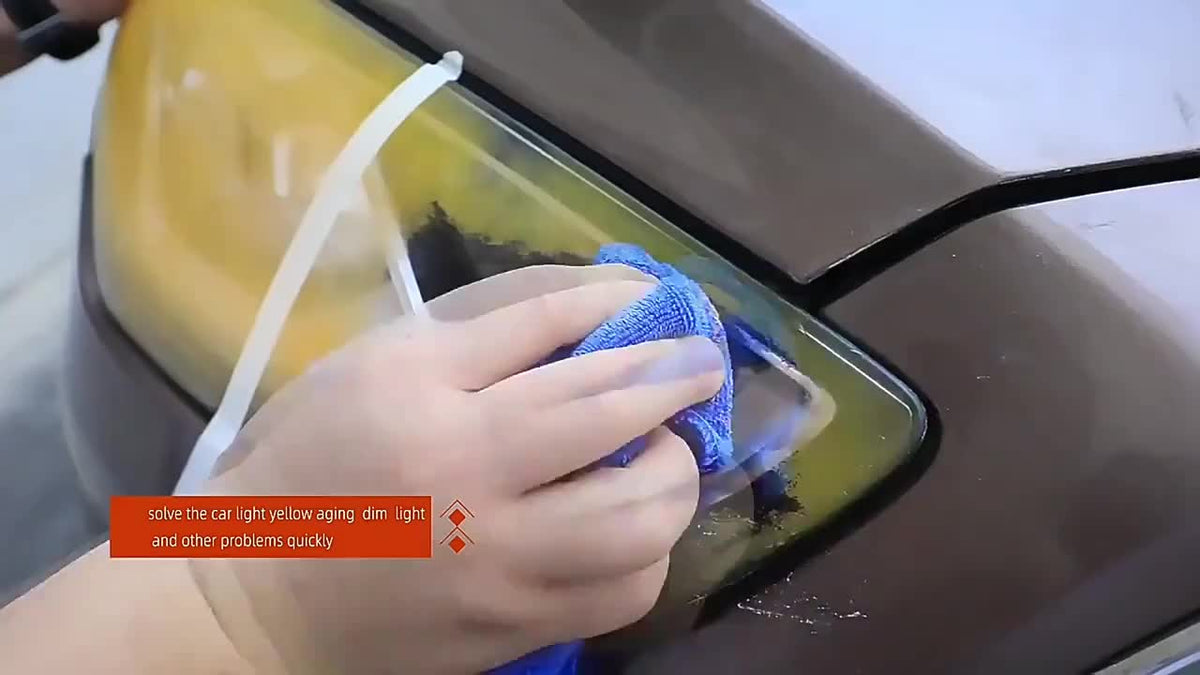 Kit de restauration de phares avec revêtement céramique avancé – Élimine le voile jauni, le ternissement et les dommages causés par les UV, restaure la clarté et la brillance de tous les phares de véhicule, protection durable contre les intempéries