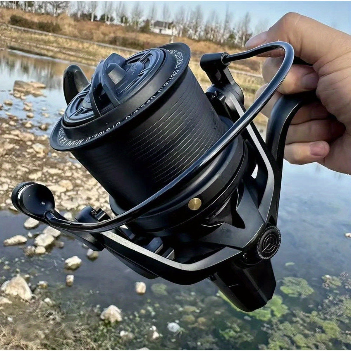 Moulinet spinning robuste pour eau salée 8000 10000 14000, moulinet de pêche en haute mer, corps en métal, grande capacité de ligne, ambidextre, pour gros poissons, pêche en surfcasting
