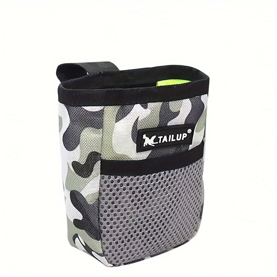 Pochette de friandises pour dressage de chien avec fermeture sécurisée – Sacoche de ceinture portable pour récompenses lors du dressage à l'obéissance et à l'agilité, alimentation du chiot en déplacement, polyester durable, noir ou rouge