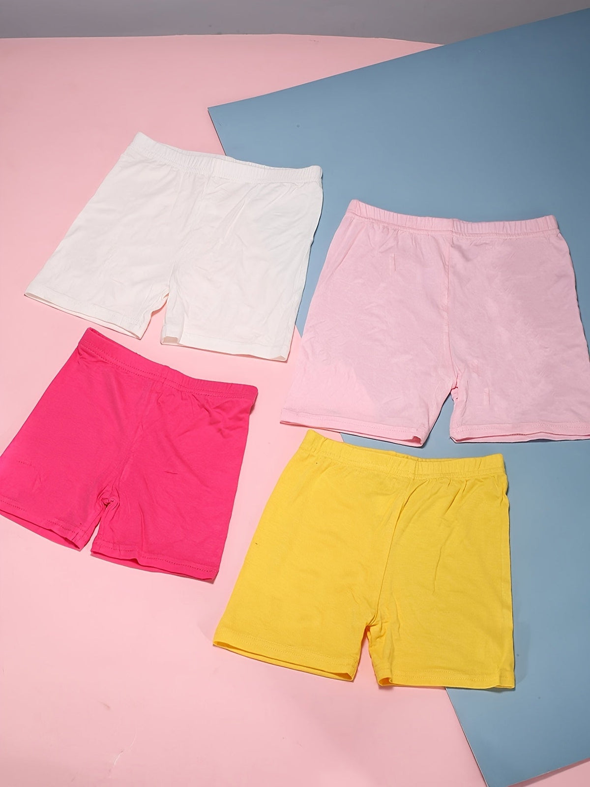 Shorts de vélo pour filles, lot de 6, shorts de gymnastique en modal doux pour tout-petits et enfants – Shorts de vélo sous robe pour la danse et les jeux en extérieur, multicolores, pour les 2 à 10 ans