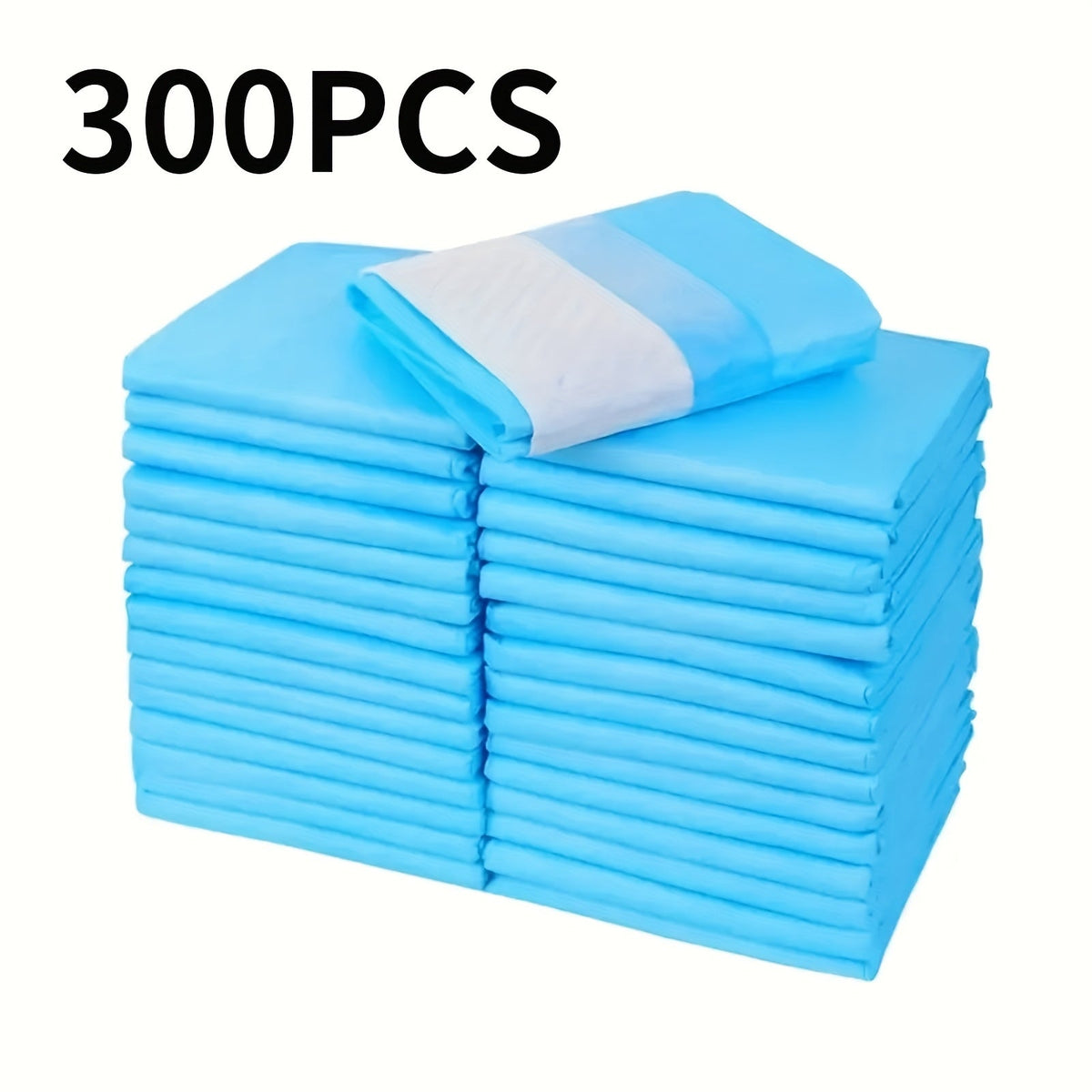 Alèses ultra-absorbantes pour animaux 60 x 60 cm – Lot en gros de 50 à 400 unités, protections jetables anti-fuites pour chiens, chiots, chats et lapins, contrôle des odeurs, pack économique