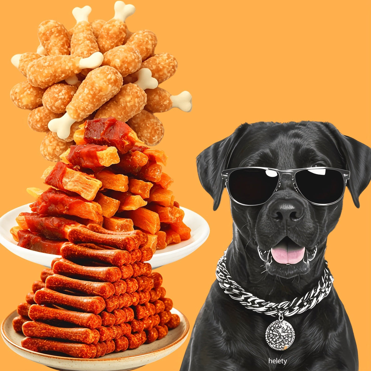 Friandises pour chien au canard séché, poulet lyophilisé, tendres et moelleuses, récompenses d'éducation, digestibles et saines, saucisse de bœuf, haleine fraîche, pilon de poulet broyé, pour toutes tailles de chien (petit, moyen, grand)