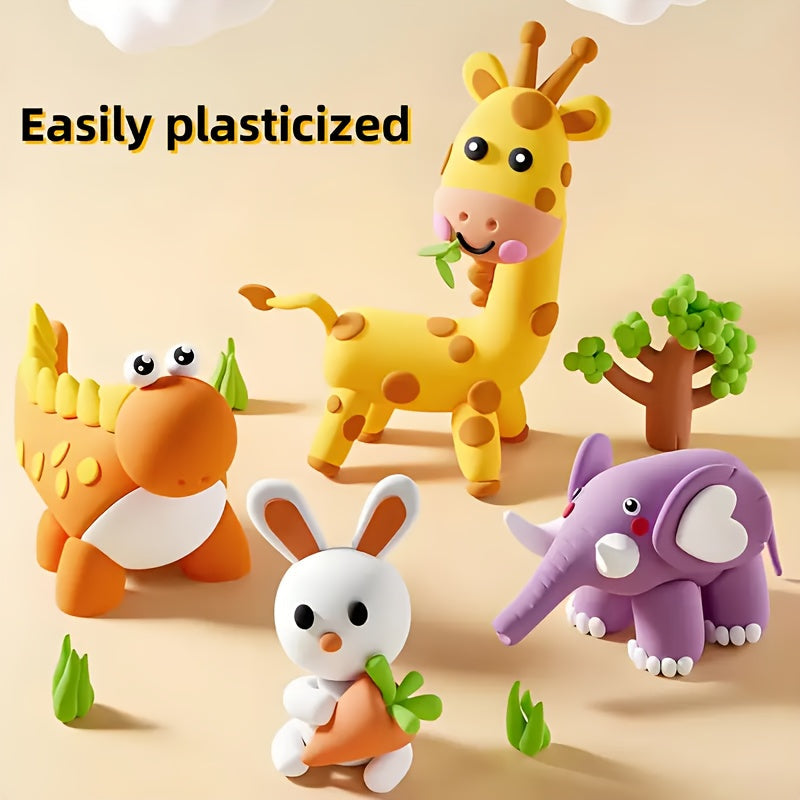 Kit de pâte à modeler autodurcissante pour enfants, argile naturelle, mousse magique, pâte à modeler DIY, additifs pour slime, fournitures de loisirs créatifs, non toxique, 12 à 144 couleurs, cadeau pour enfants
