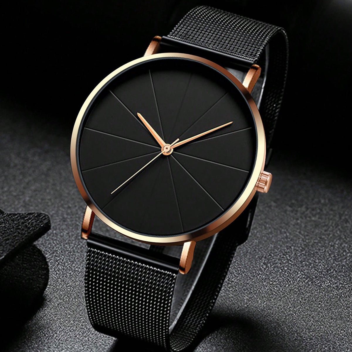 Coffret cadeau montre à quartz et bracelet pour homme, 4 pièces - Montre élégante à boîtier en alliage et cadran rond, style sport, décontracté et professionnel, avec bracelet assorti pour le quotidien, les anniversaires et les fêtes.