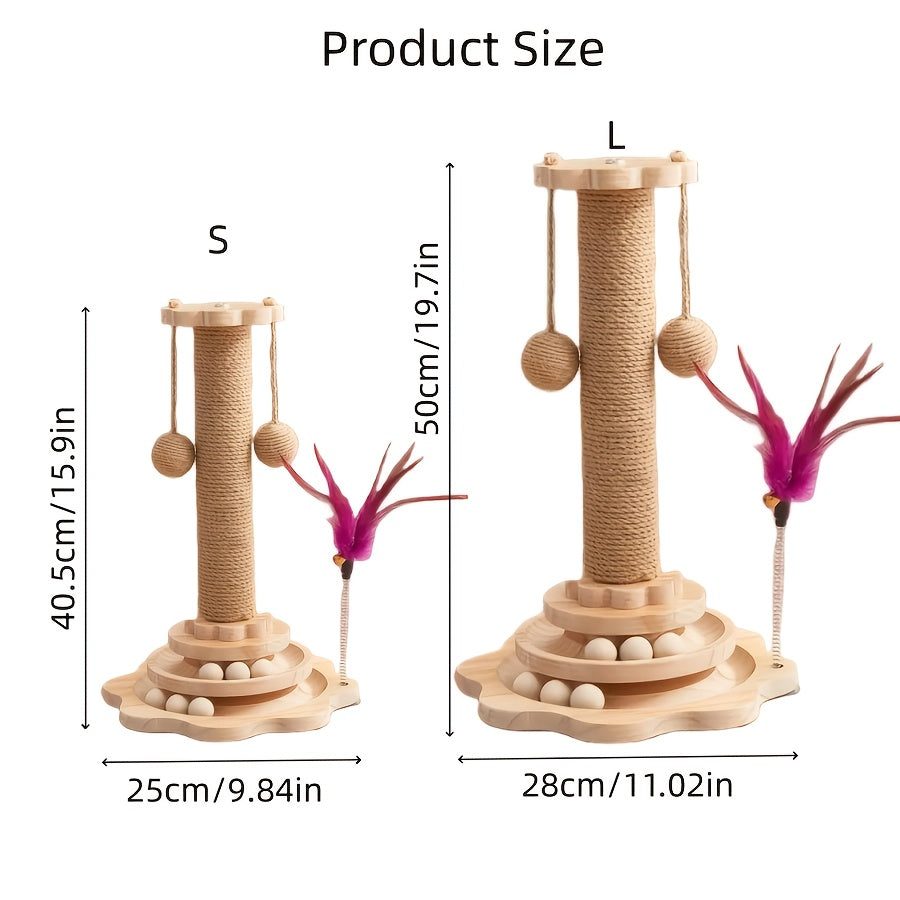 Arbre à chat et griffoir – Griffoir en sisal et bois massif, styles variés : champignon, dauphin, velours, hamac et planche verticale, tailles S/M/L/XXXL pour chats de tous âges