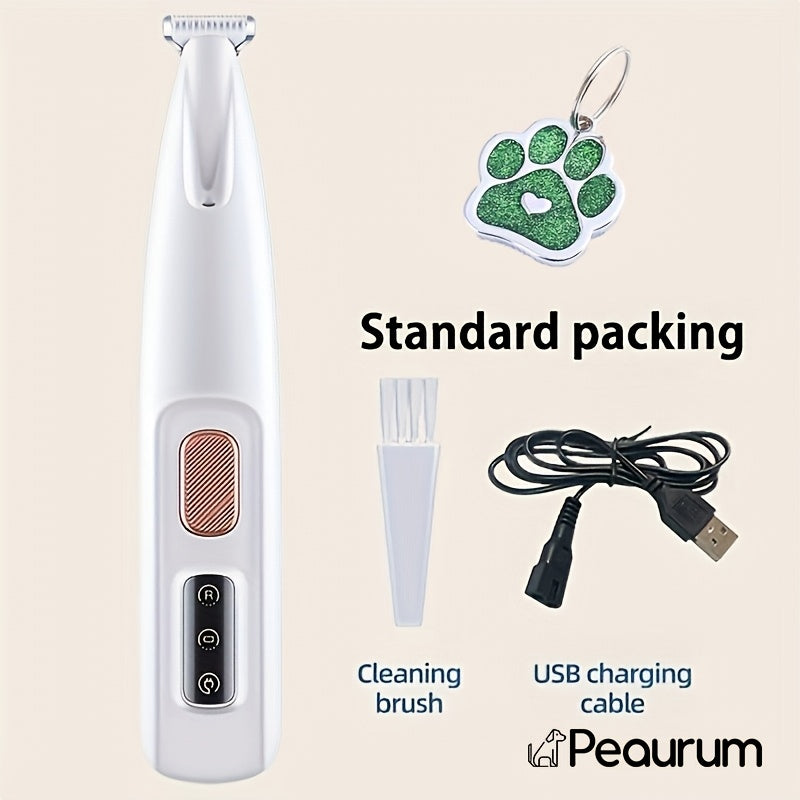 Tondeuse professionnelle pour chiens et chats – Silencieuse, rechargeable par USB avec batterie de secours, tondeuse sans fil portable pour le toilettage à domicile et en voyage